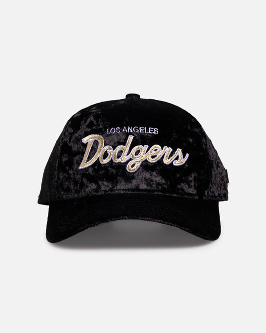 New Era Los Angeles Dodgers 'Velvet' 9FORTY A-Frame Snapback Black/Gold