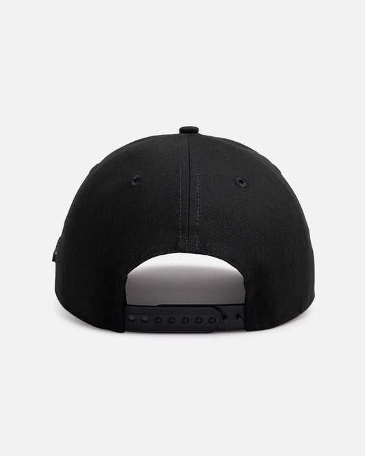 New Era New York Yankees 'Canvas Chainstitch Project X' 9FORTY A-Frame Snapback Black/Gold