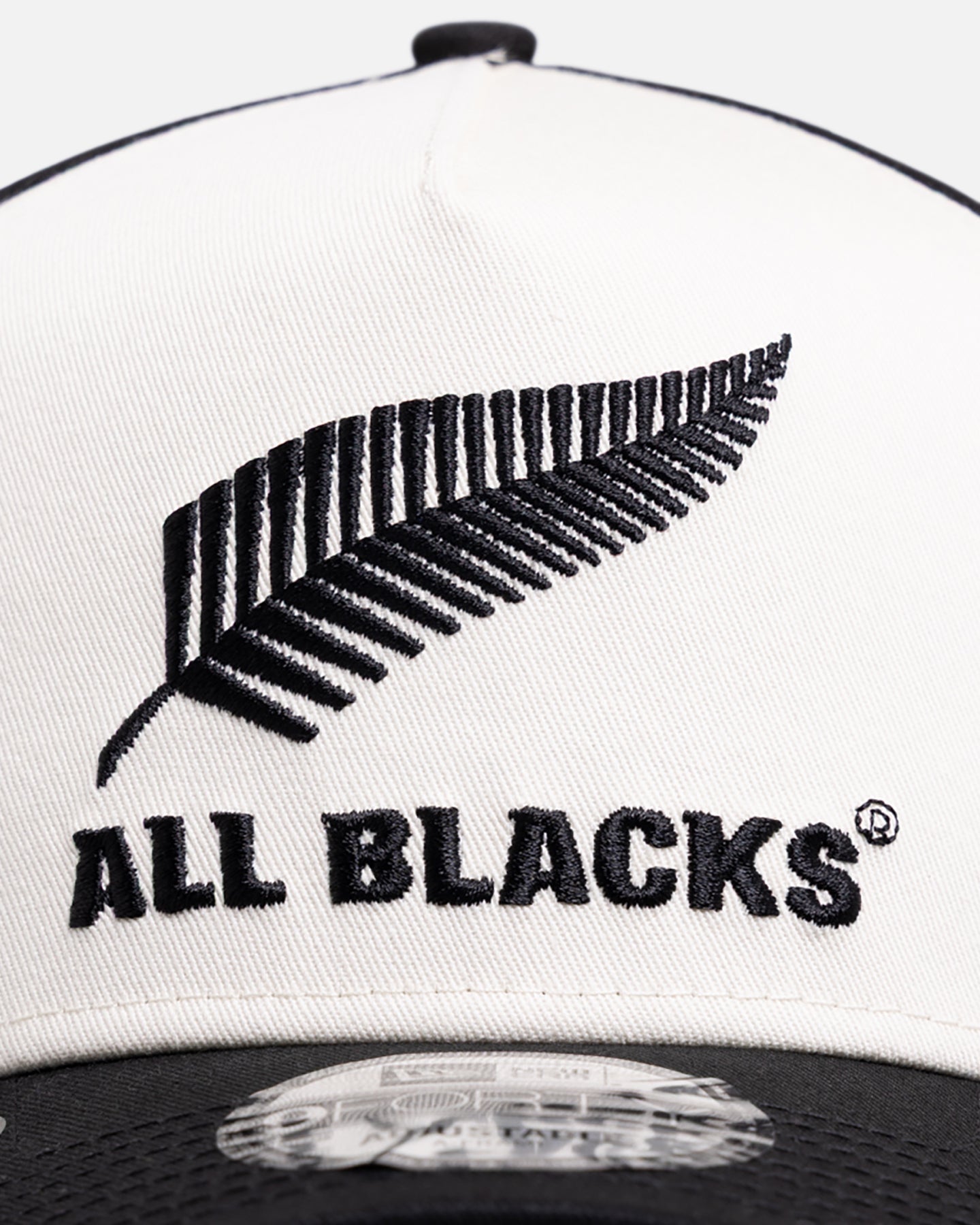 New Era New Zealand All Blacks 'Two-Tone' 9FORTY A-Frame Snapback White