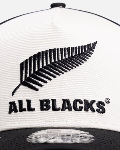 New Era New Zealand All Blacks 'Two-Tone' 9FORTY A-Frame Snapback White