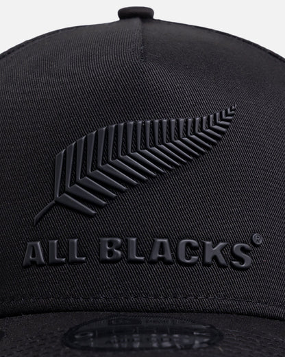 New Era New Zealand All Blacks 'TPU Badge' 9FORTY A-Frame Snapback Black