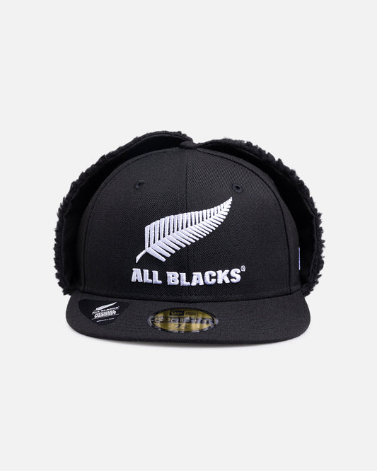 New Era New Zealand All Blacks 59FITY Dog Ear Fitted Black