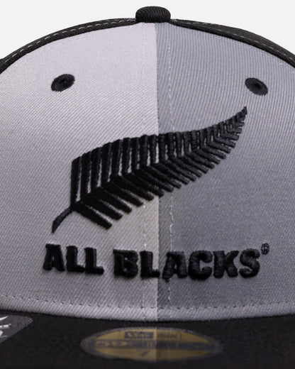 New Era New Zealand All Black 'Mono Pinwheel' 59FIFTY Fitted Grey