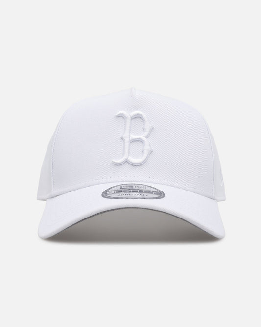 New Era Boston Red Sox 'Easy White' 9FORTY A-Frame Snapback White/White