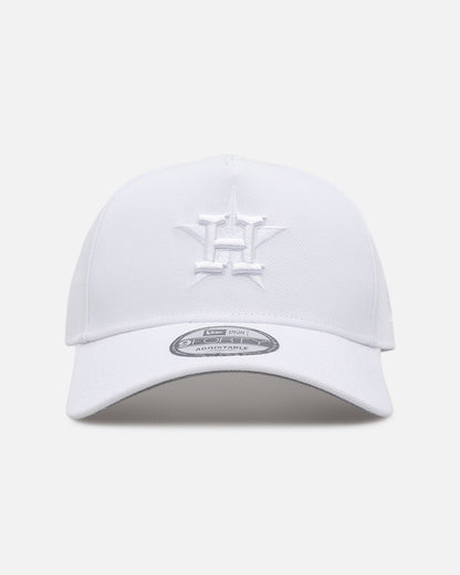 New Era Houston Astros 'Easy White' 9FORTY A-Frame Snapback White/White