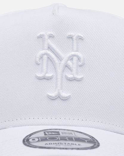 New Era New York Mets 'Easy White' 9FORTY A-Frame Snapback White/White