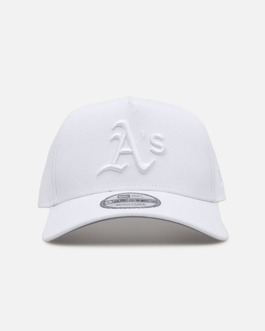 New Era Oakland Athletics 'Easy White' 9FORTY A-Frame Snapback White/White