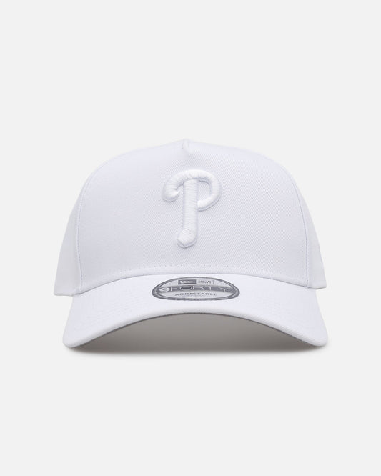 New Era Philadelphia Phillies 'Easy White' 9FORTY A-Frame Snapback White/White