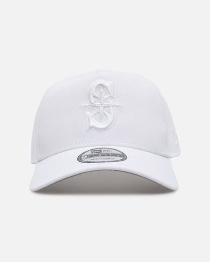 New Era Seattle Mariners 'Easy White' 9FORTY A-Frame Snapback White/White