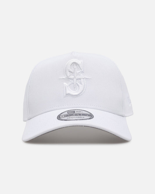 New Era Seattle Mariners 'Easy White' 9FORTY A-Frame Snapback White/White