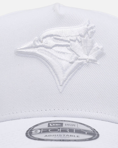 New Era Toronto Blue Jays 'Easy White' 9FORTY A-Frame Snapback White/White