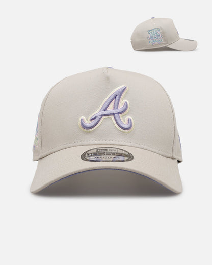 New Era Atlanta Braves 'Pastel 2.0' 9FORTY A-Frame Snapback Stone