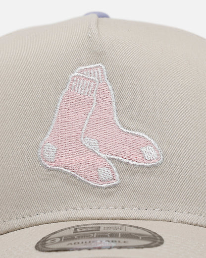 New Era Boston Red Sox 'Pastel 2.0' 9FORTY A-Frame Snapback Stone