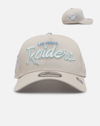 New Era Las Vegas Raiders 'Pastel 2.0' 9FORTY A-Frame Snapback Stone