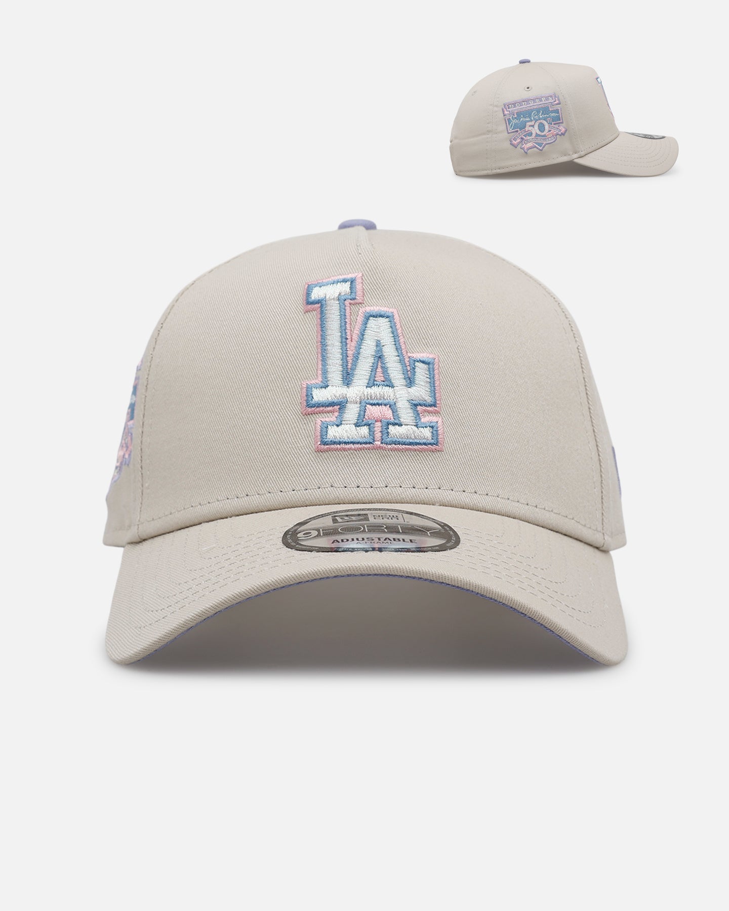 New Era Los Angeles Dodgers 'Pastel 2.0' 9FORTY A-Frame Snapback Stone