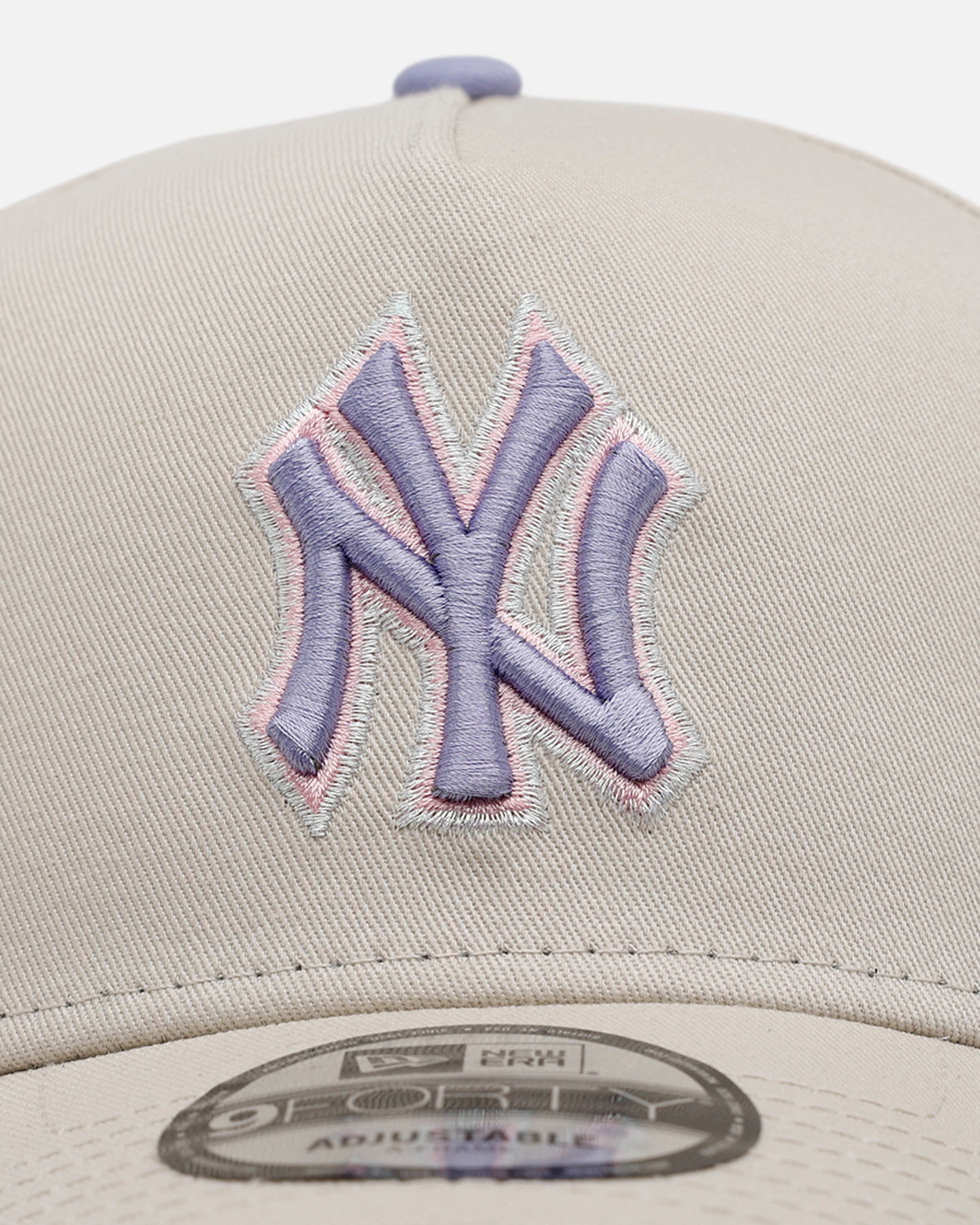 New Era New York Yankees 'Pastel 2.0' 9FORTY A-Frame Snapback Stone