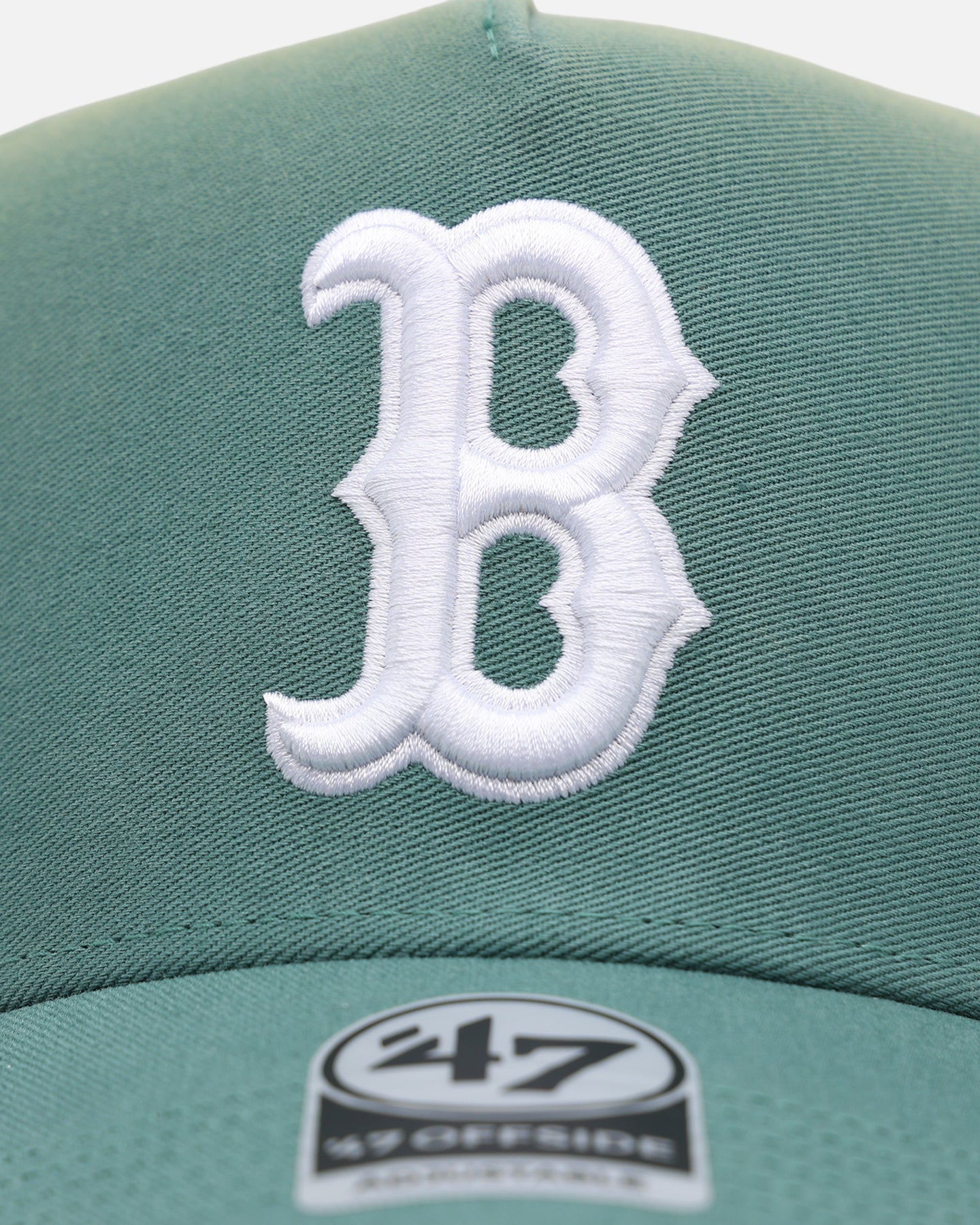 47 Brand Boston Red Sox 'Sun Fade' in 47 Offside Snapback Emerald Green