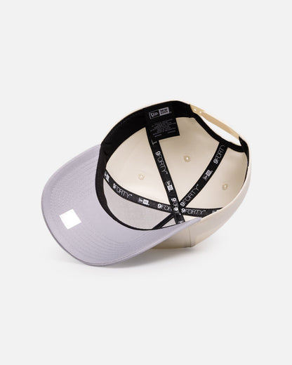 New Era Los Angeles Lakers 'Chrome Grey' 9FORTY A-Frame Snapback White/Silver