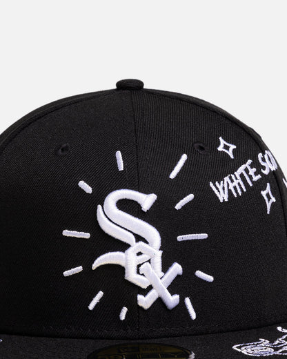 New Era Chicago White Sox 'MLB Scribble' 59FIFTY Fitted Black