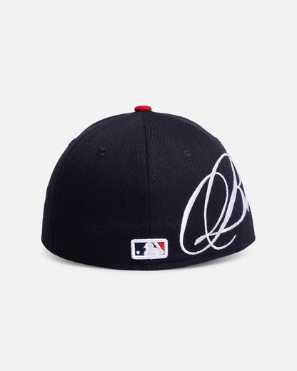 New Era Atlanta Braves 'MLB Side Script' 59FIFTY Fitted Navy