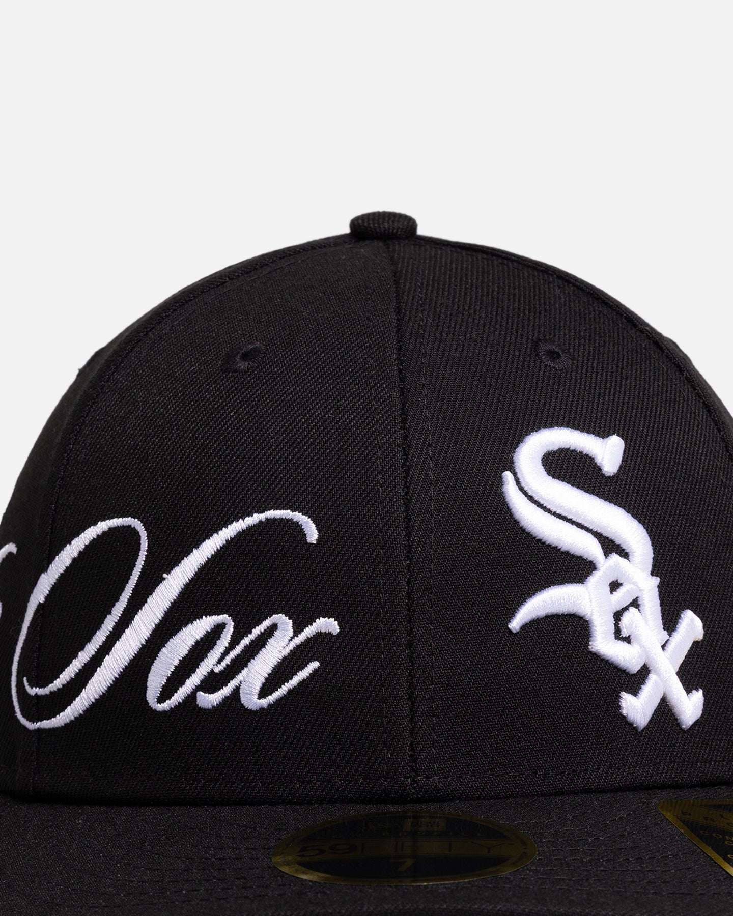 New Era Chicago White Sox 'MLB Side Script 59FIFTY Fitted Black