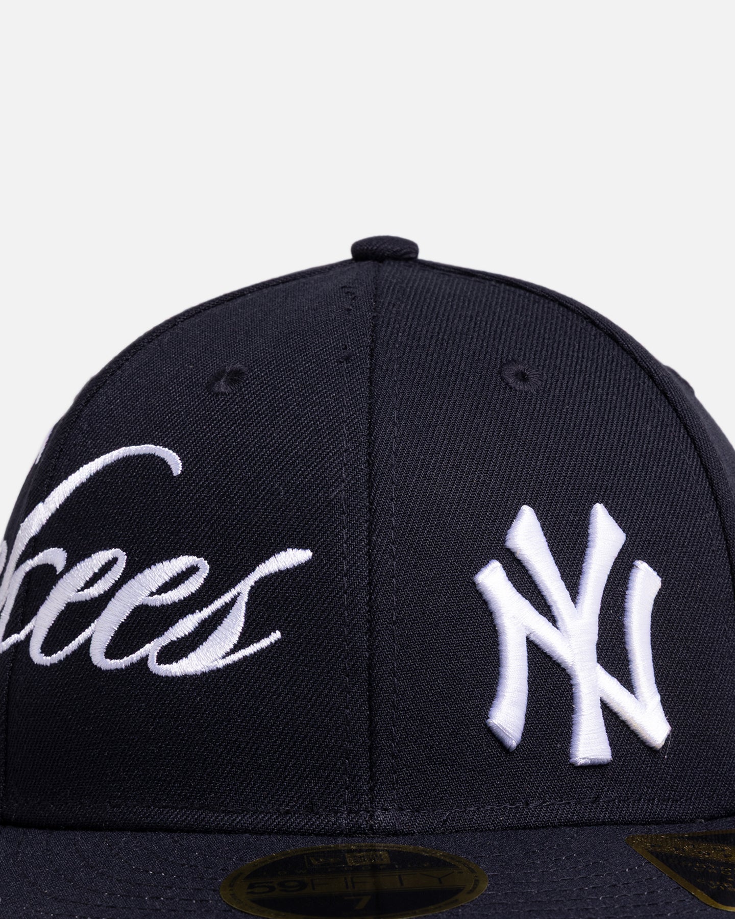 New Era New York Yankees 'MLB Side Script 59FIFTY Fitted Navy