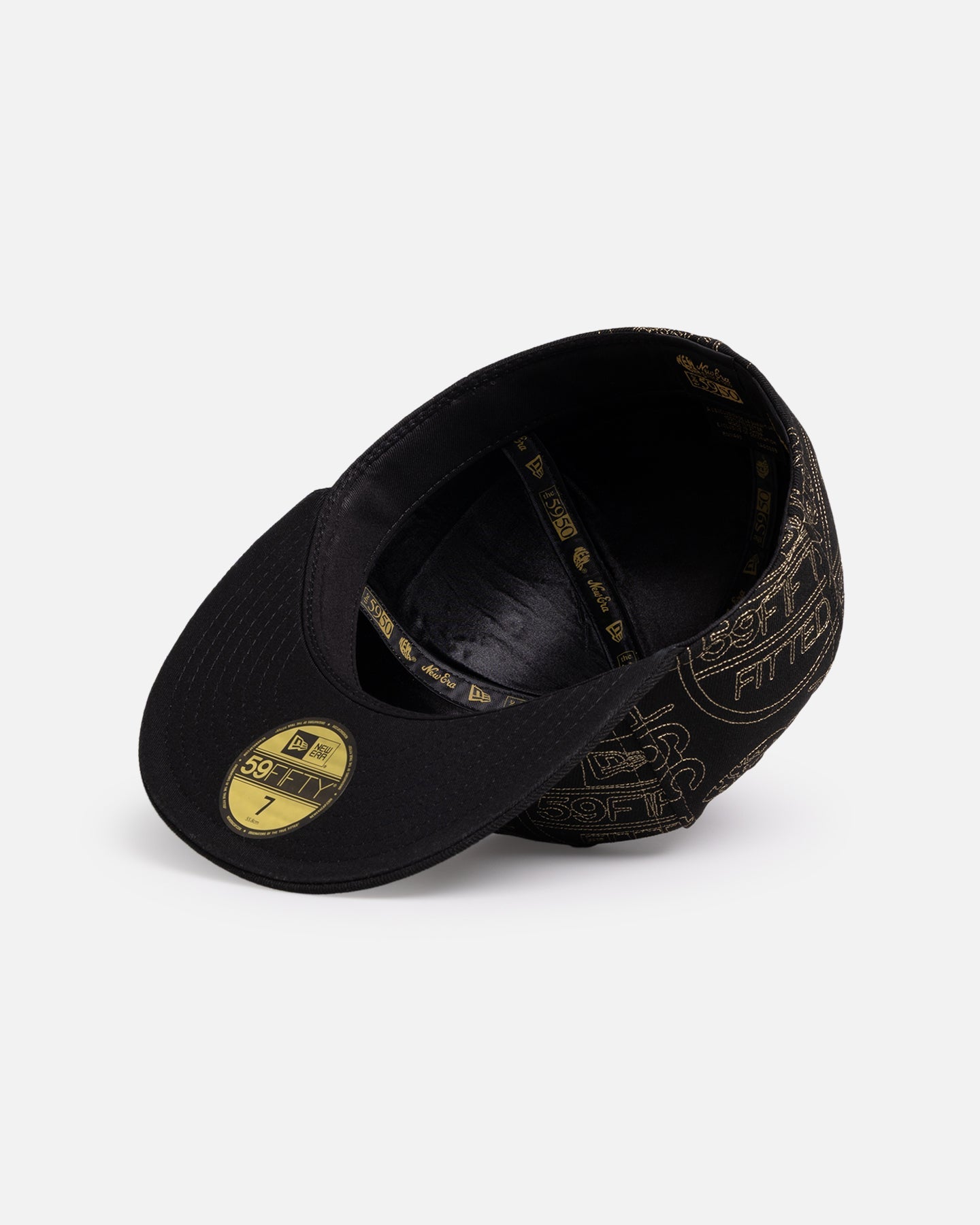 New Era New Era 'Sticker AOP' 59FIFTY Fitted Black