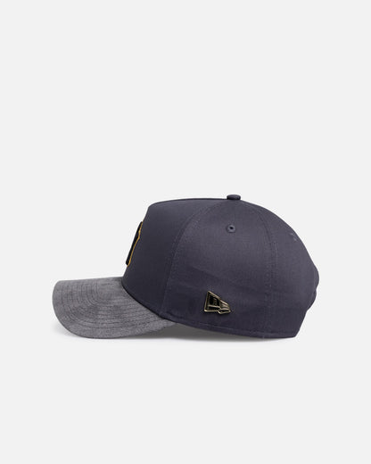 New Era New York Yankees 'Suede Visor' 9FORTY A-Frame Snapback Graphite