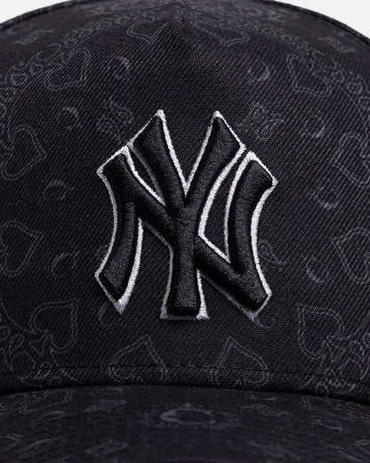 New Era New York Yankees 'Black Tonal' 9FORTY A-Frame Snapback Black