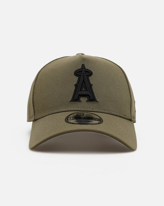 New Era Los Angeles Angels 'Easy Olive' 9FORTY A-Frame Snapback Olive