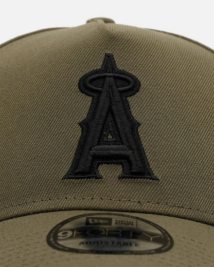 New Era Los Angeles Angels 'Easy Olive' 9FORTY A-Frame Snapback Olive