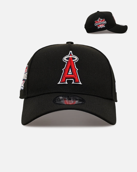 New Era Los Angeles Angels 'Black And Team Color' 9FORTY A-Frame Snapback Black/Official Team Color