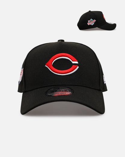 New Era Cincinnati Reds 'Black And Team Color' 9FORTY A-Frame Snapback Black/Official Team Color