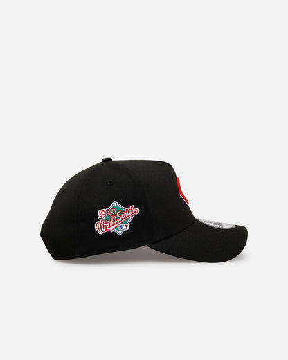 New Era Cincinnati Reds 'Black And Team Color' 9FORTY A-Frame Snapback Black/Official Team Color
