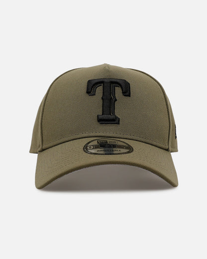 New Era Texas Rangers 'Easy Olive' 9FORTY A-Frame Snapback Olive