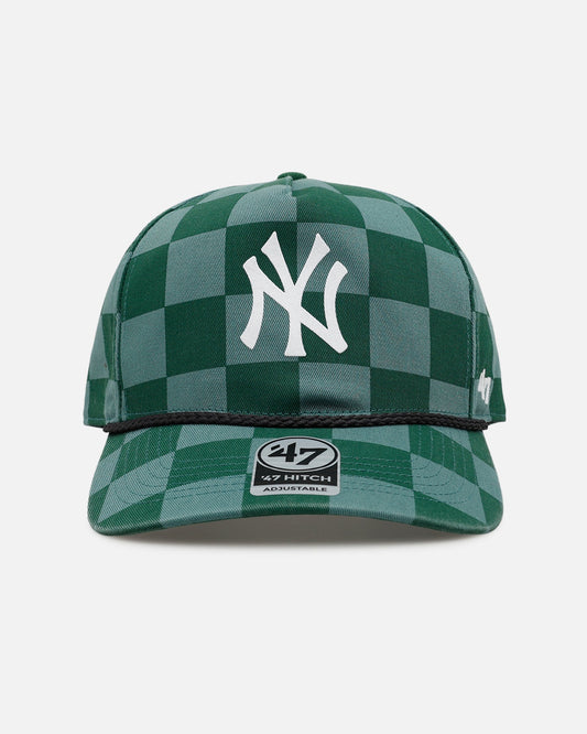 47 Brand New York Yankees 'Checkerboard' 47 Hitch Snapback Green