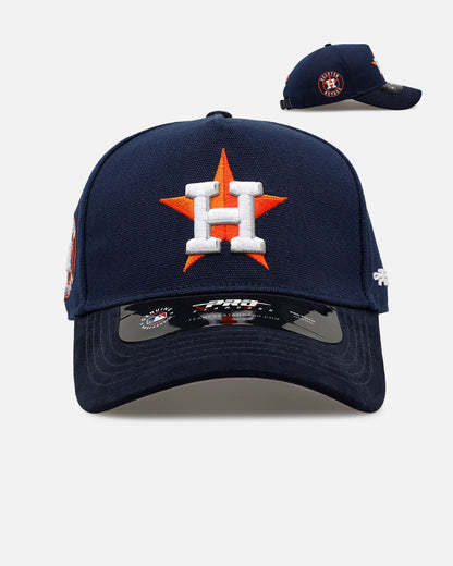 Pro Standard Houston Astros 'Team Color Suede' Pro Pinch Strapback Official Team Color