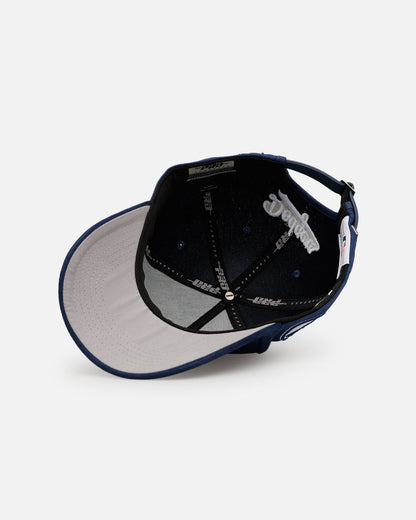 Pro Standard Los Angeles Dodgers 'Team Color Suede' Pro Pinch Strapback Official Team Color