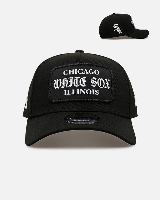 New Era Chicago White Sox 'Gothic Patch' 9FORTY A-Frame Snapback Black