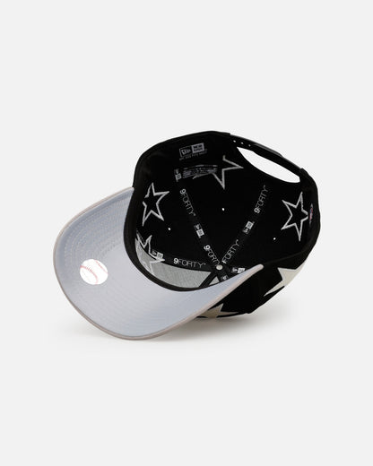 New Era Atlanta Braves 'Stars' 9FORTY A-Frame Snapback Black/Grey