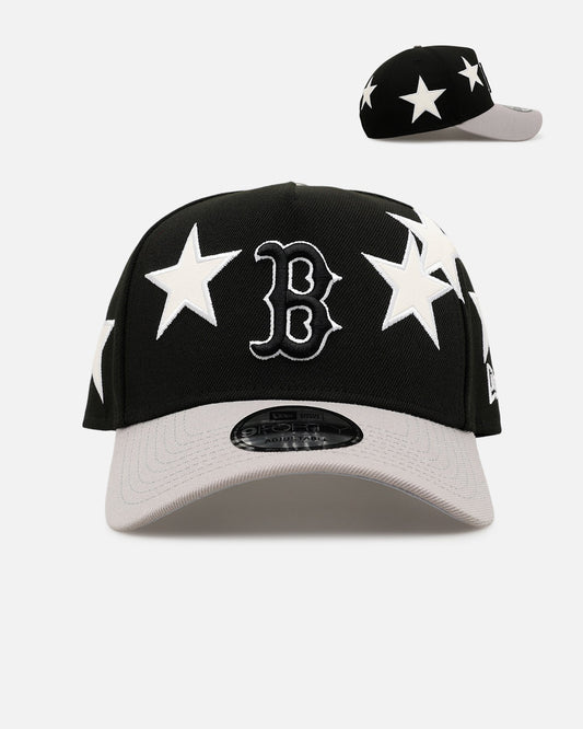 New Era Boston Red Sox 'Stars' 9FORTY A-Frame Snapback Black/Grey