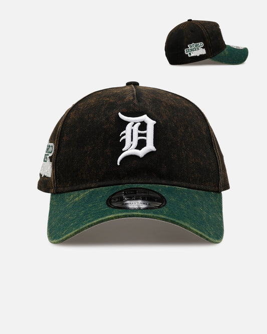 New Era Detroit Tigers 'Washed Green 2.0' 9FORTY A-Frame Snapback Black/Green
