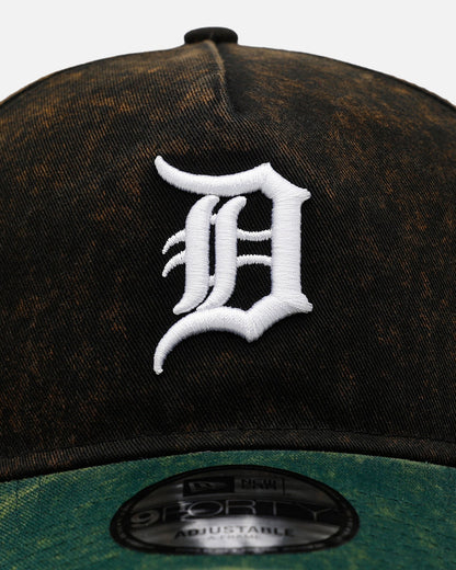 New Era Detroit Tigers 'Washed Green 2.0' 9FORTY A-Frame Snapback Black/Green