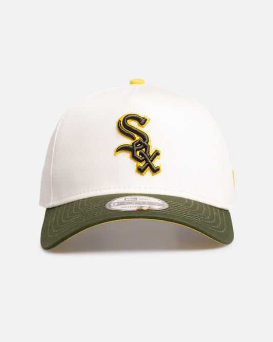 New Era Chicago White Sox 'Chrome Rig' 9FORTY A-Frame Snapback White/Yellow