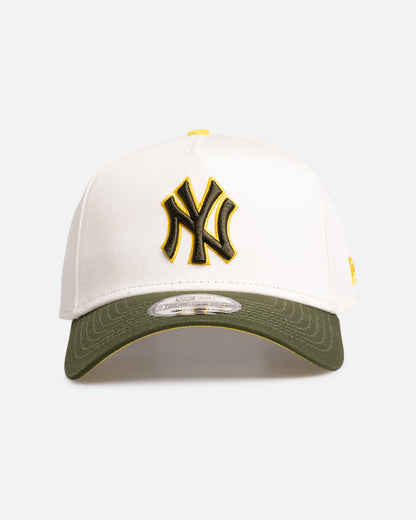 New Era New York Yankees 'Chrome Rig' 9FORTY A-Frame Snapback White/Yellow