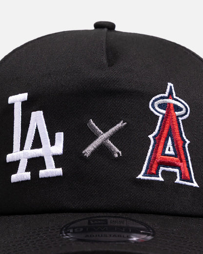 New Era Los Angeles Dodgers Vs. Los Angeles Angels 'MLB Rivals' 19TWENTY Snapback Black