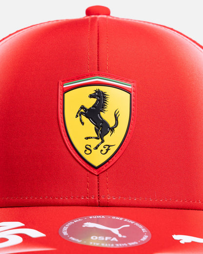 Puma X Scuderia Ferrari HP Replica Leclerc Snapback Baseball Cap Red
