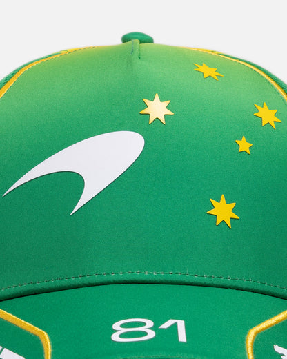 Puma X Mclaren Oscar Piastri Australia Rep Baseball Snapback Green Fruit
