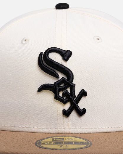 New Era Chicago White Sox 'Chrome Khaki' 59FIFTY Fitted White
