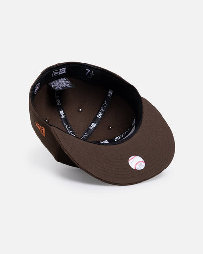 New Era Los Angeles Dodgers 'Walnut' 59FIFTY Fitted Dark Brown